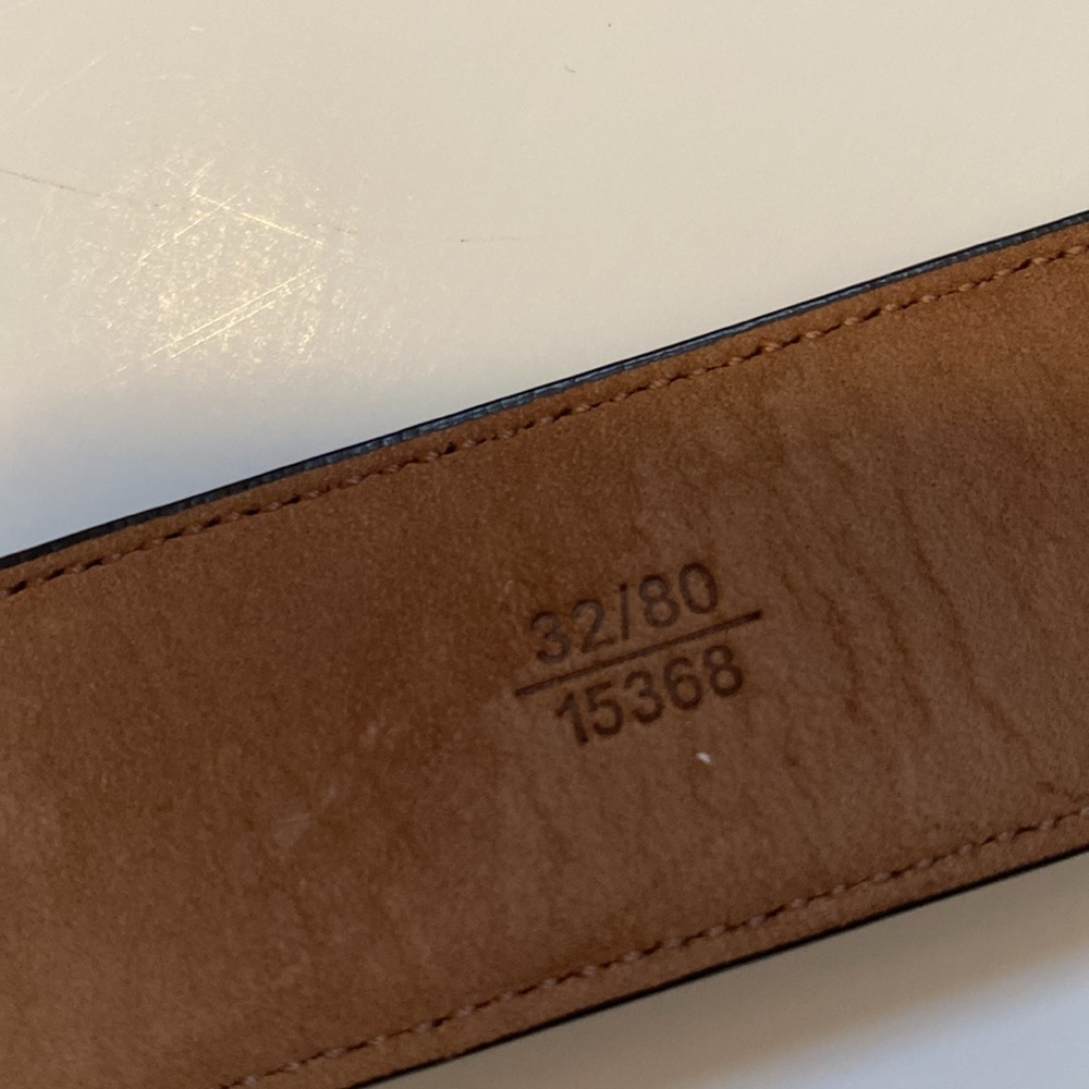 Tumi TUMI Men’s Chocolate Brown Leather Belt New size 32 - Picture 8 of 12